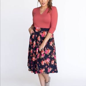 Contrast Curie In Blush and Fresh Floral